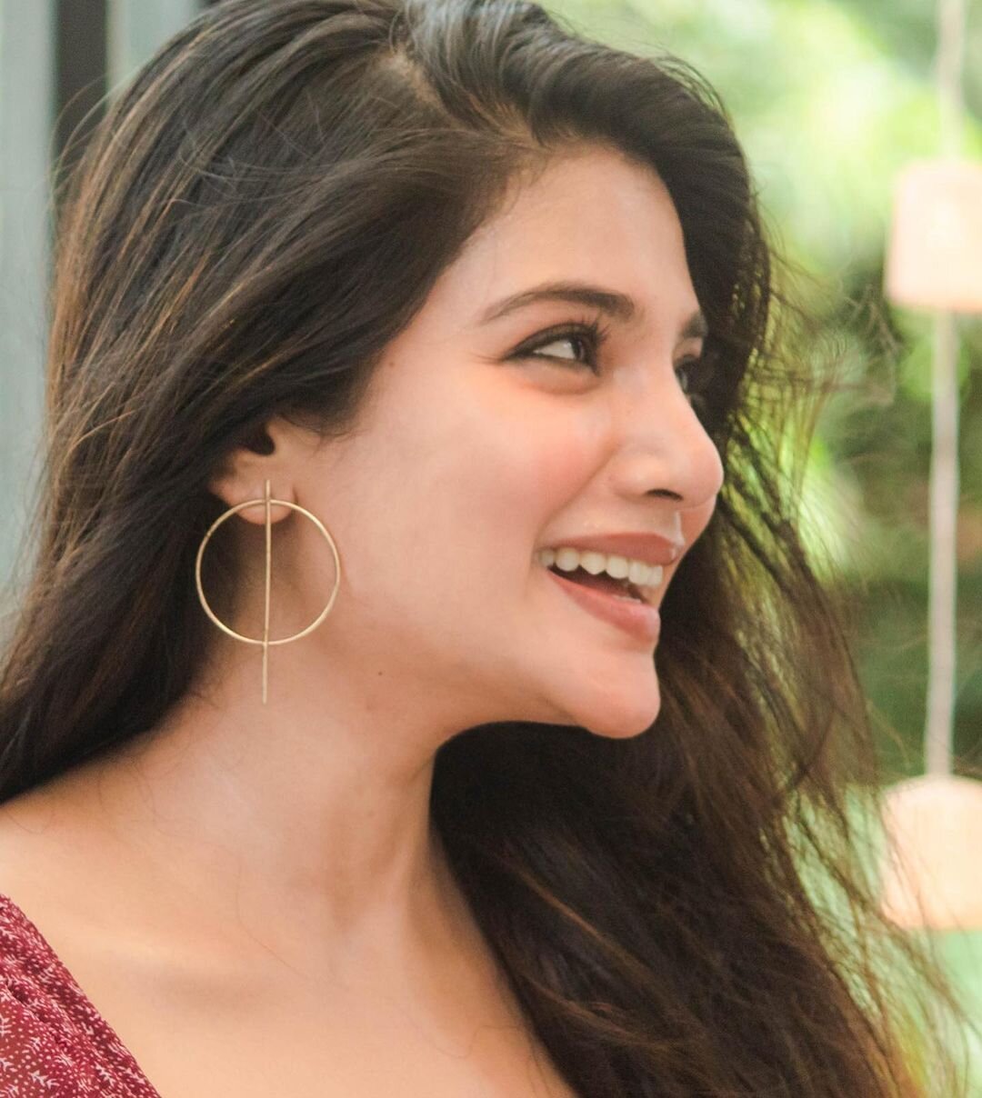 Aathmika's Stunning Red & Gold Ensemble