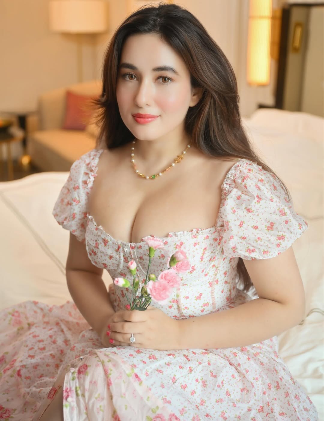 Aditi Budhathoki Radiates Floral Elegance in Dreamy Romantic Look