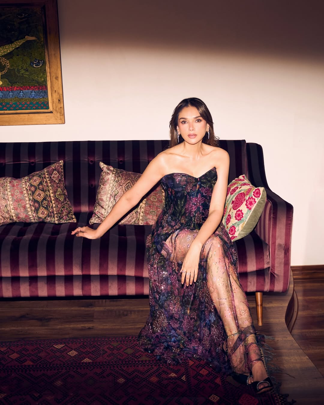 Aditi Rao Hydari in Regal Velvet and Sparkle