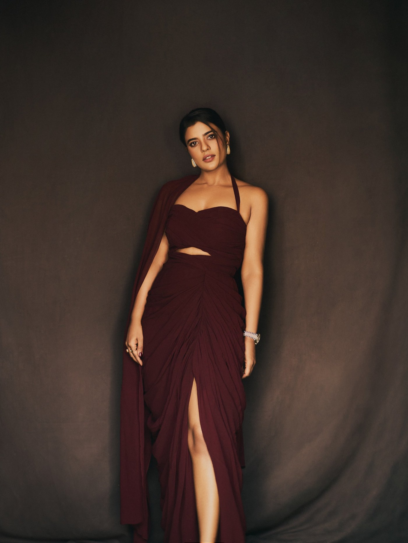Aishwarya Rajesh's Burgundy Glow: Effortless Elegance Takes Center Stage