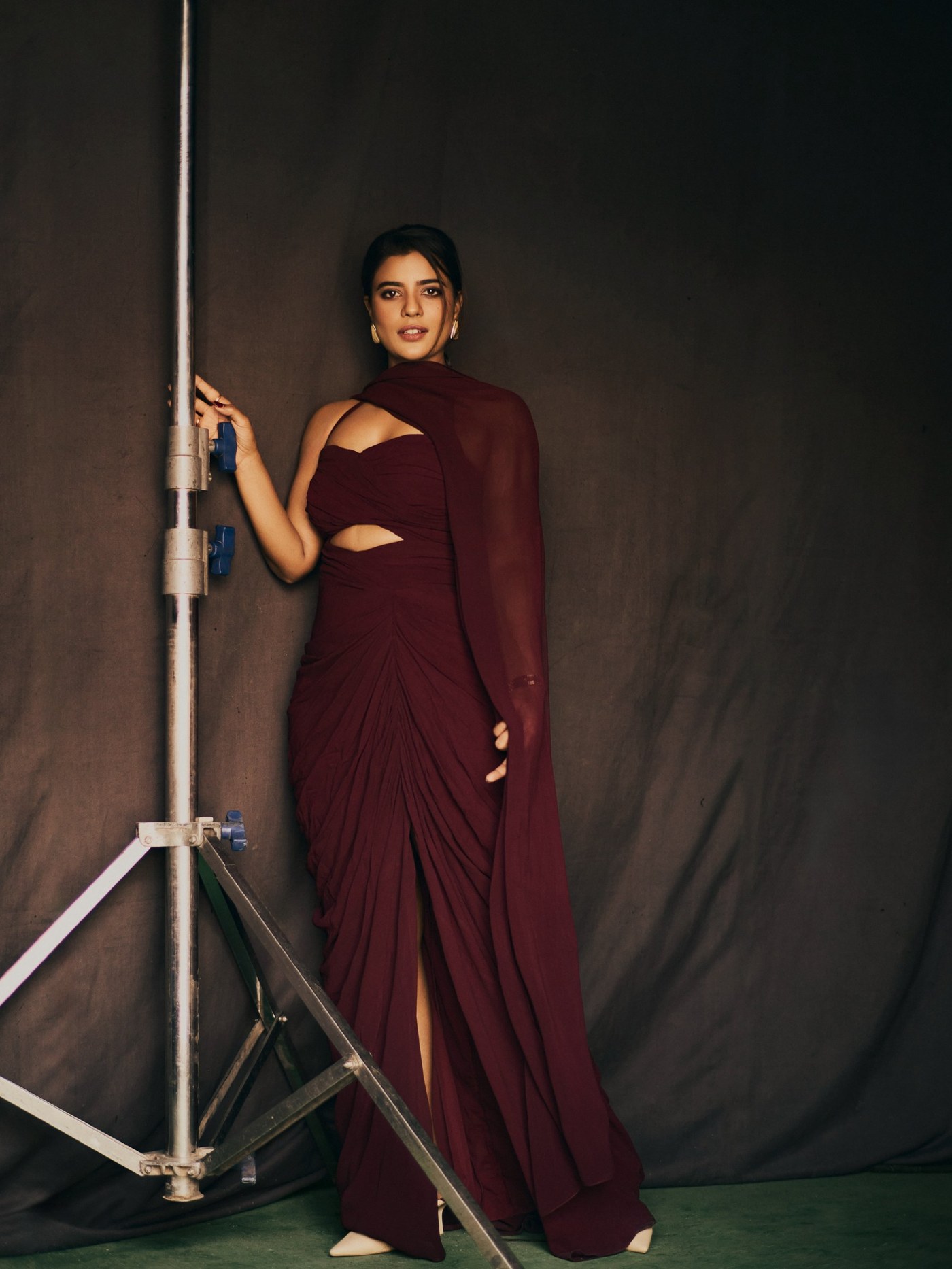 Aishwarya Rajesh's Burgundy Glow: Effortless Elegance Takes Center Stage