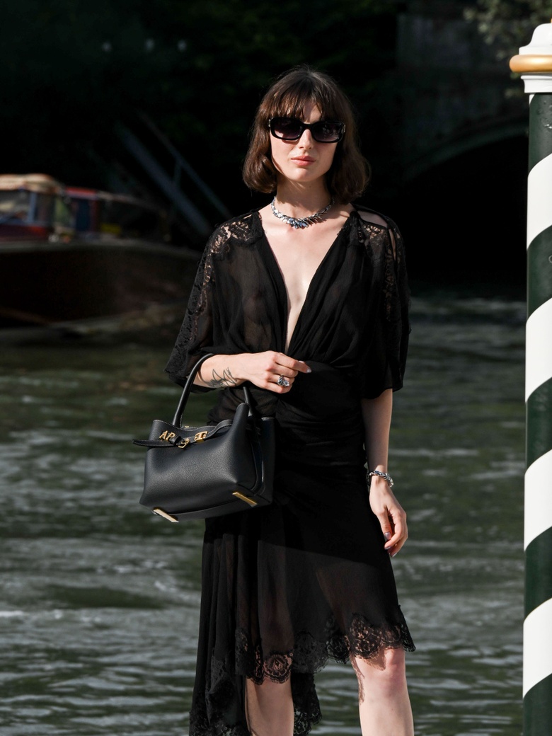 Alice Pagani Captures Golden Glow at Venice Film Festival