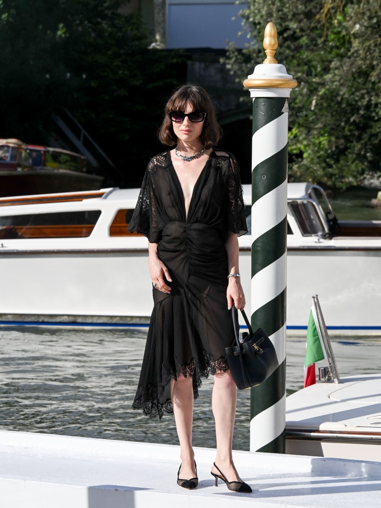 Alice Pagani Captures Golden Glow at Venice Film Festival