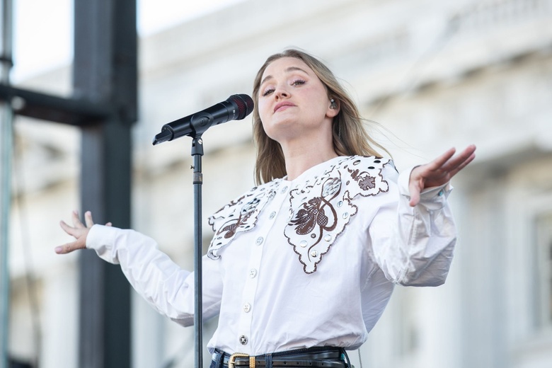 Alyson And Aj Michalka Shine at Pride Celebration Stage