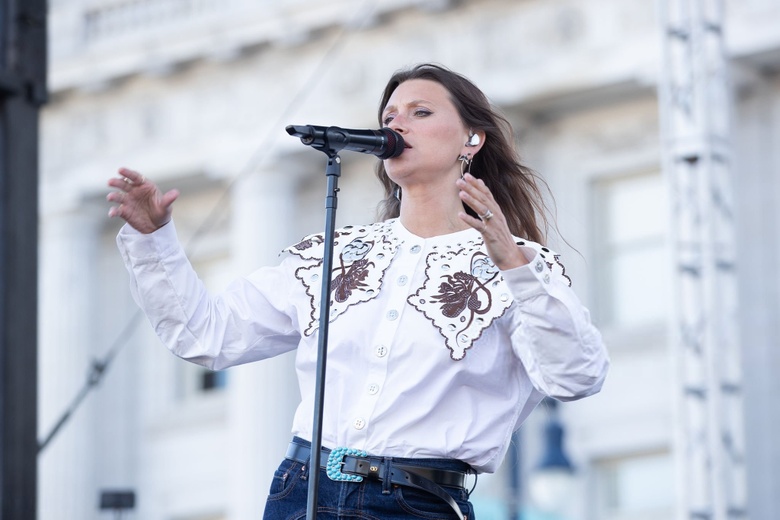 Alyson And Aj Michalka Shine at Pride Celebration Stage