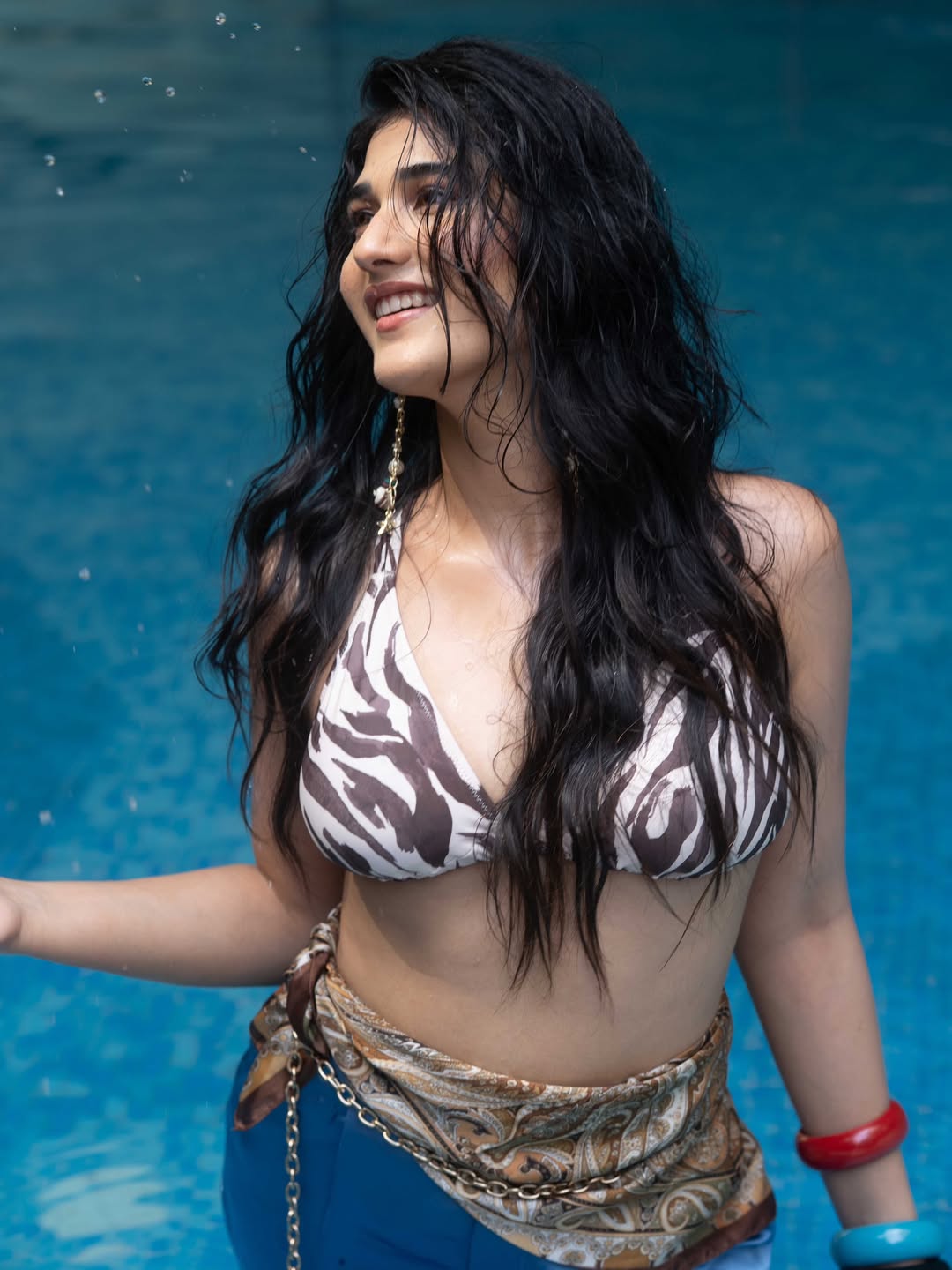 Amrutha Chowdary's Zebra Print Summer Glam Unveiled