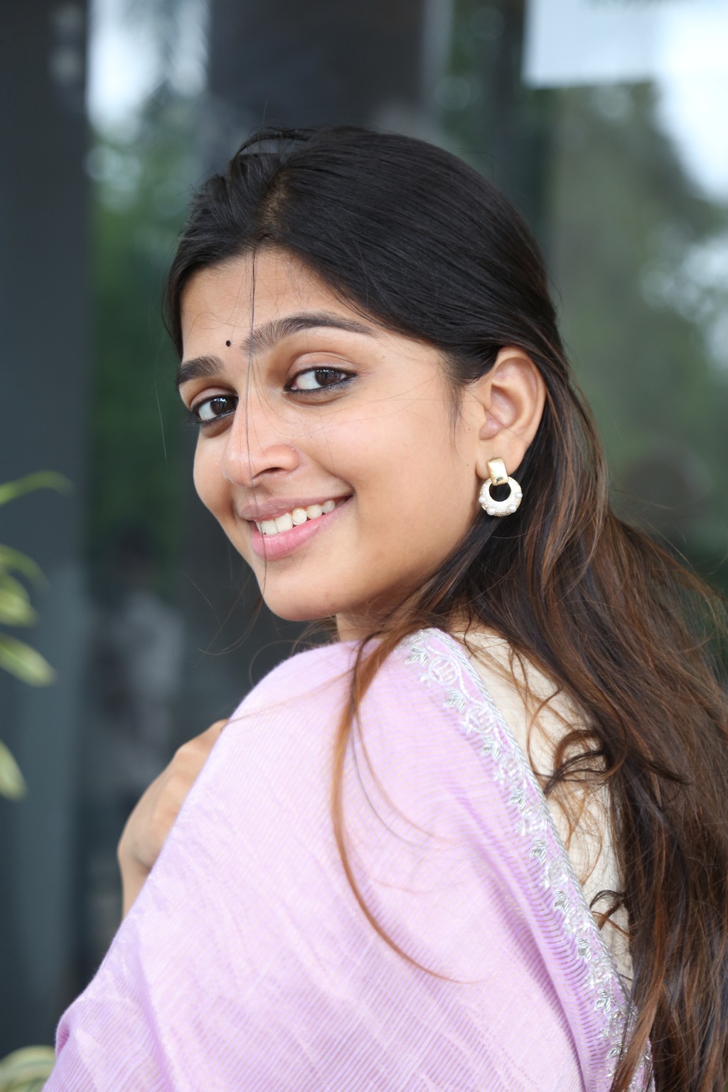 Ananthika Sanilkumar's Stunning Shades of Purple and Grace