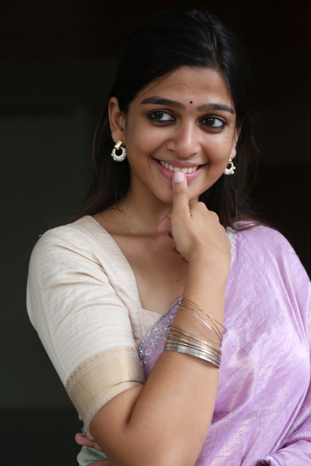 Ananthika Sanilkumar's Stunning Shades of Purple and Grace