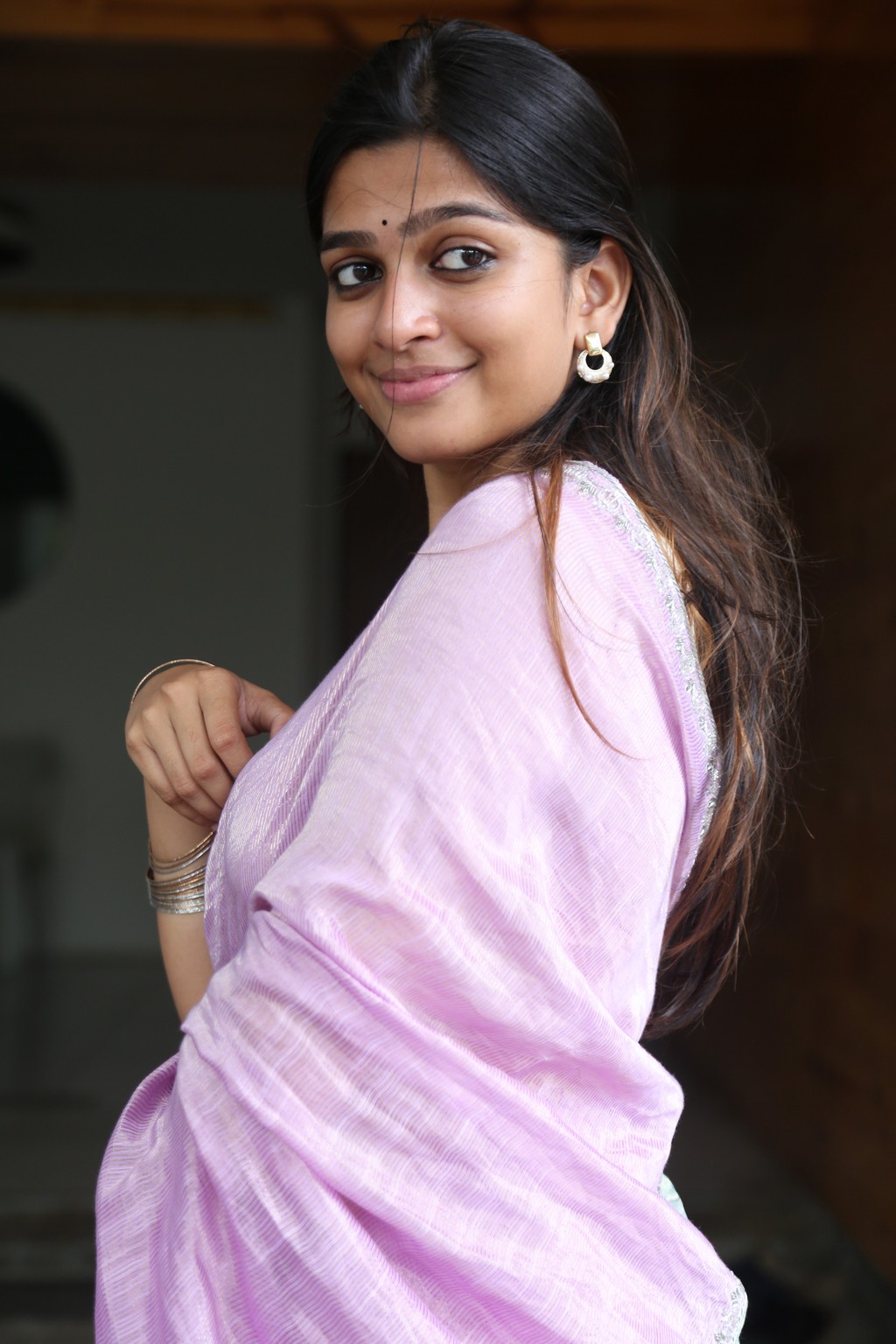 Ananthika Sanilkumar's Stunning Shades of Purple and Grace