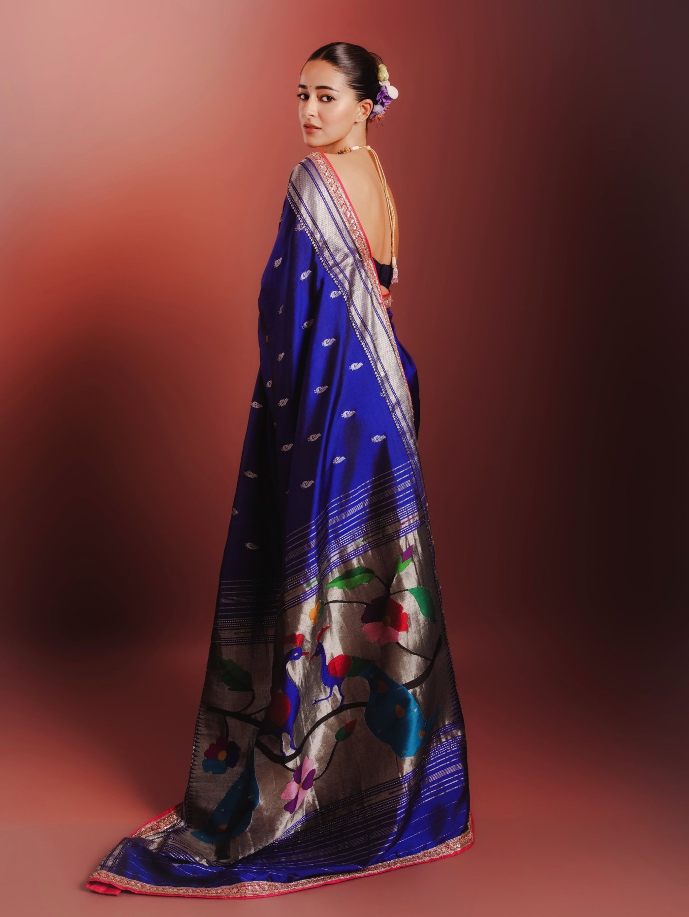 Ananya Panday Weaves Magic in Manish Malhotra's Paithani Tribute