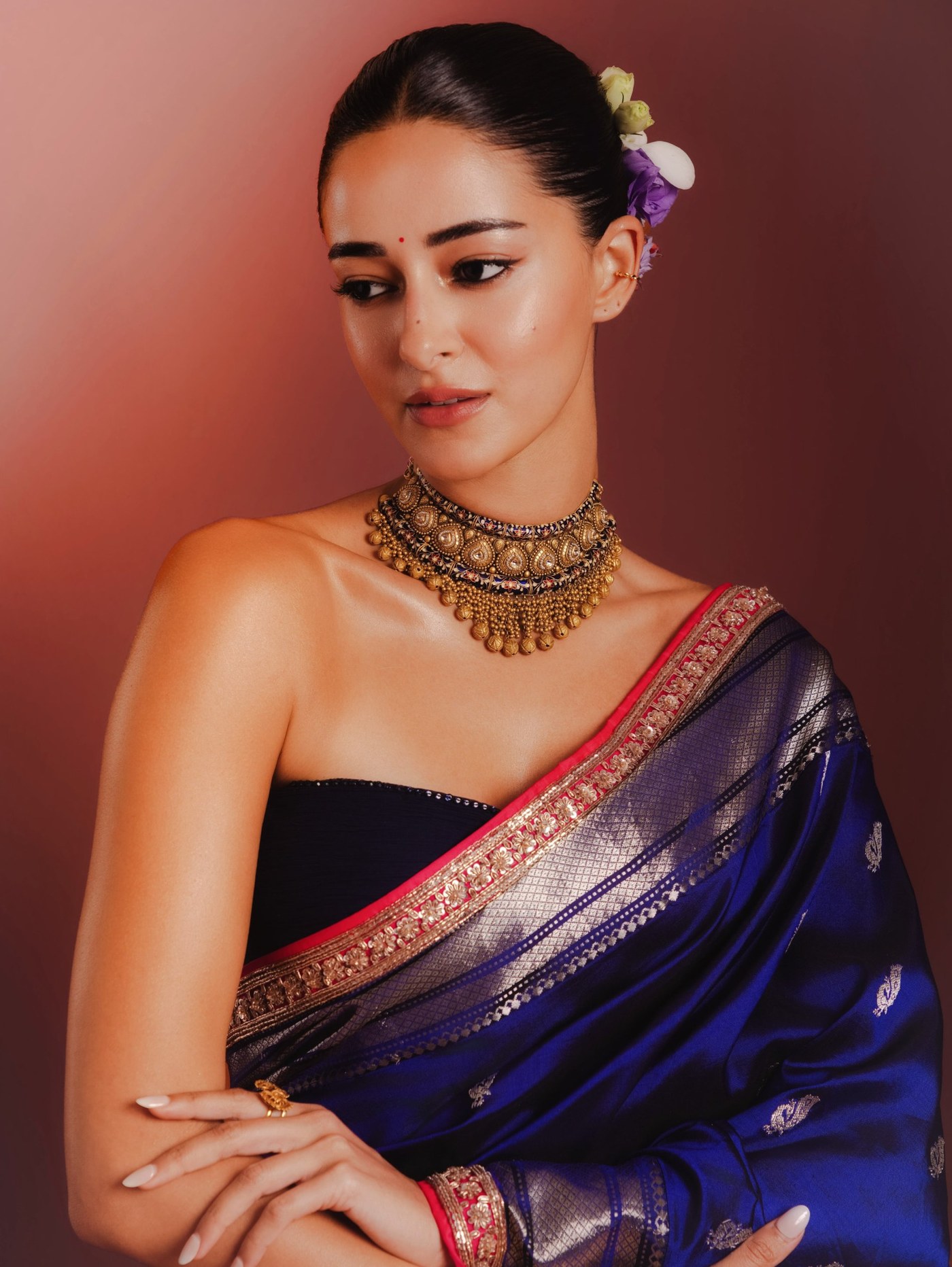 Ananya Panday Weaves Magic in Manish Malhotra's Paithani Tribute