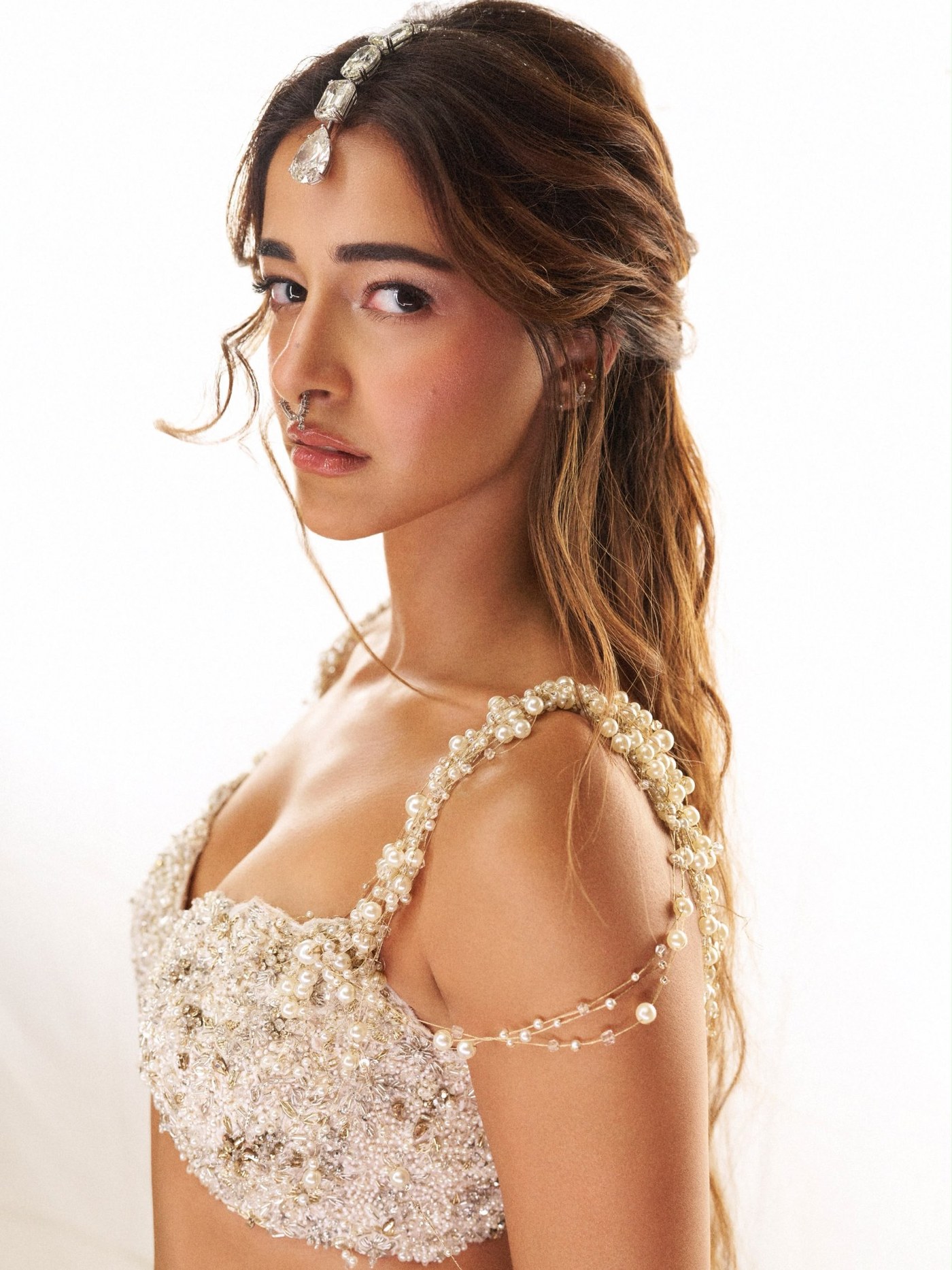 Ananya Panday Dazzles in Sculptural White Couture Masterpiece