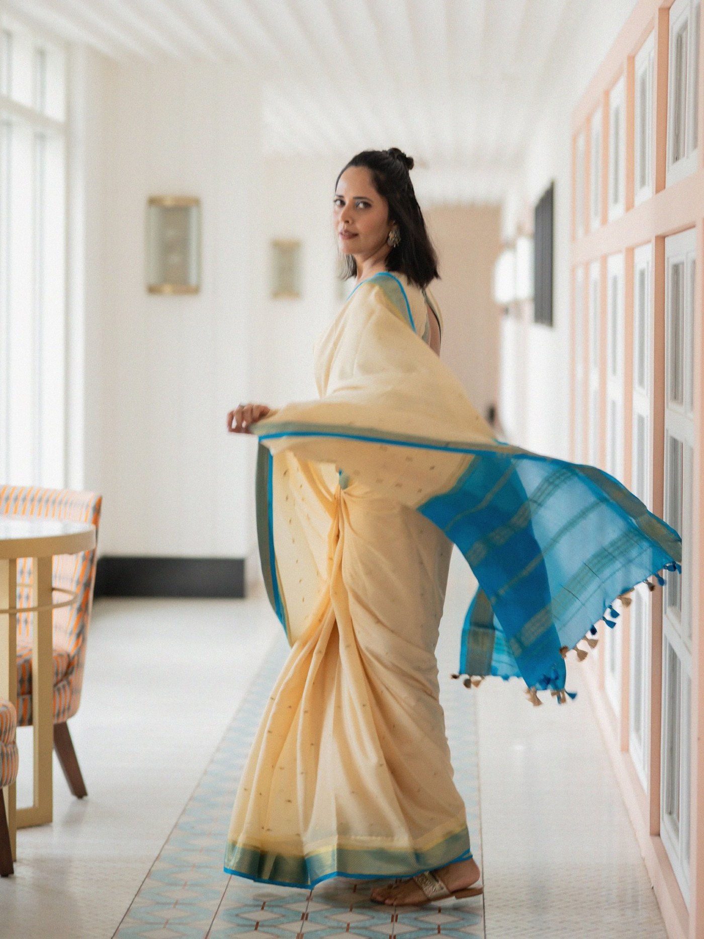 Anasuya Bharadwaj's Saree Magic: A Masterclass in Modern Indian Elegance