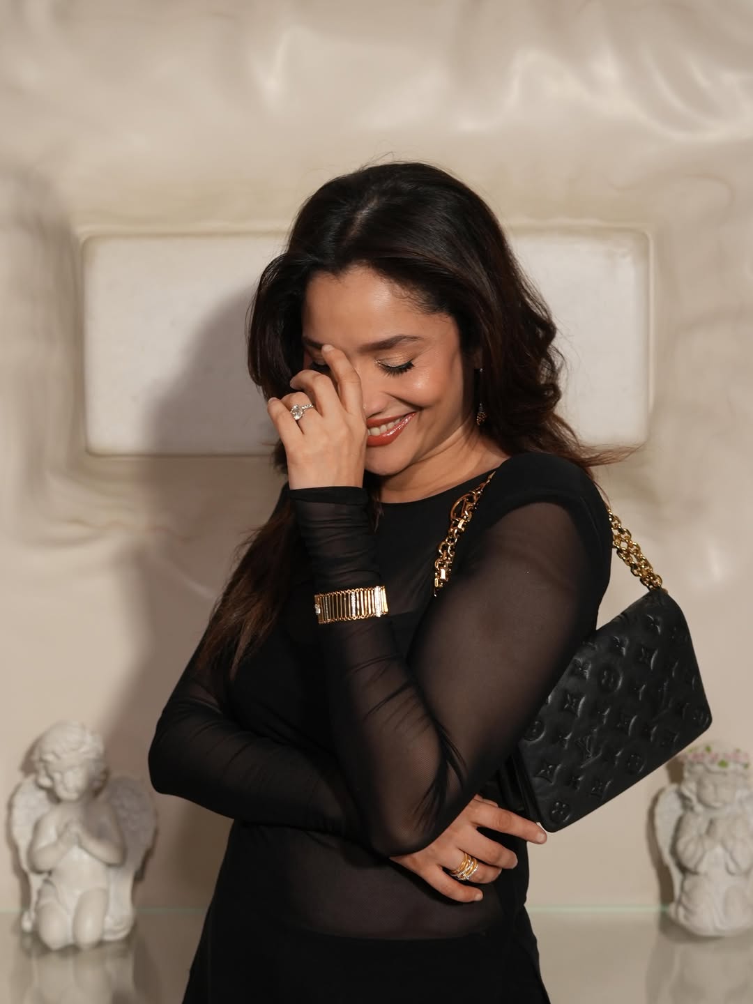 Ankita Lokhande Shines in Stunning Festive Attire
