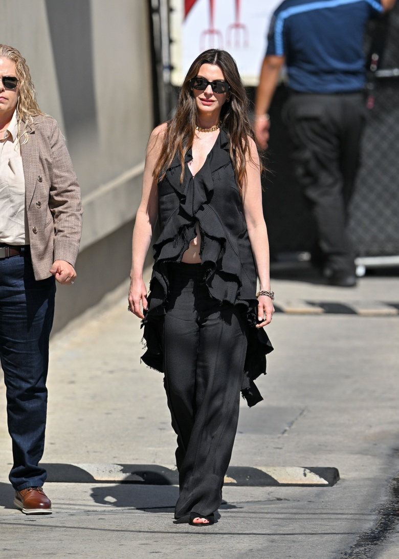 Anne Hathaway's Effortlessly Chic Night Out Glow Up