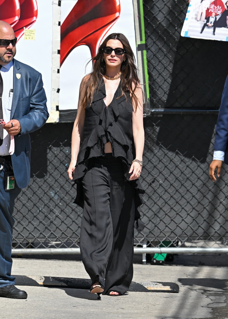Anne Hathaway's Effortlessly Chic Night Out Glow Up