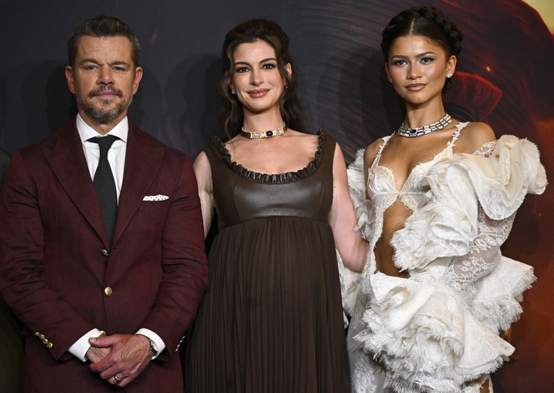 Anne Hathaway's Effortless Glamour Steals the Spotlight at Paris Premiere