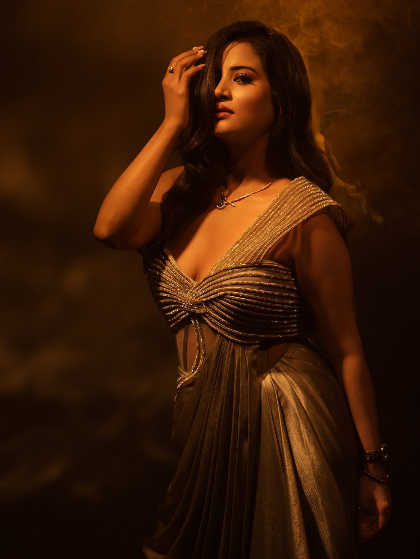 Anusha Rai's Metallic Style: Redefining Modern Occasion Wear Magic