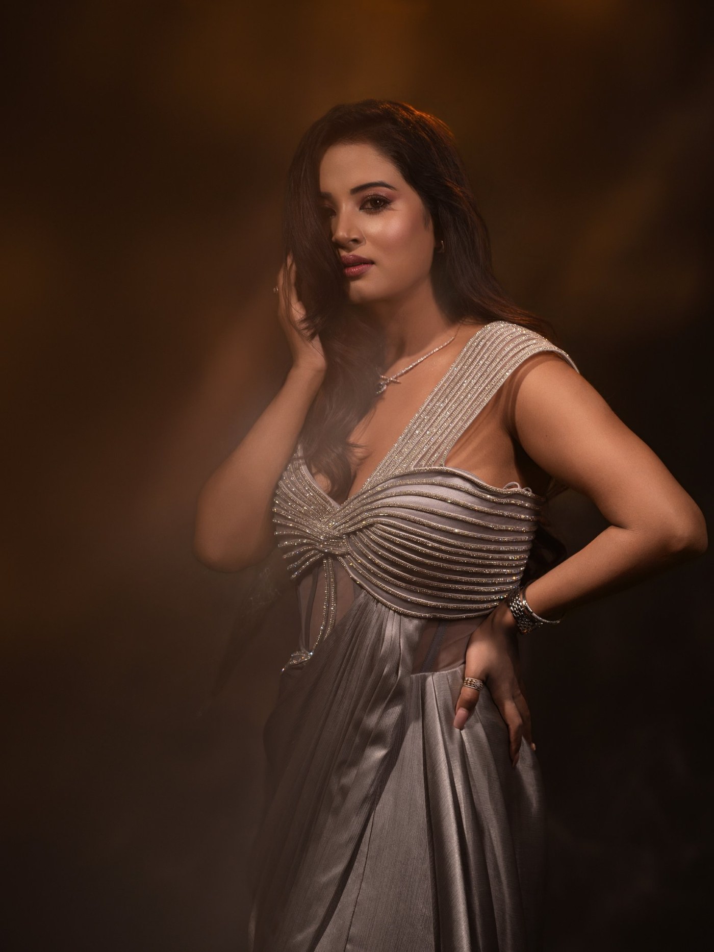 Anusha Rai's Metallic Style: Redefining Modern Occasion Wear Magic