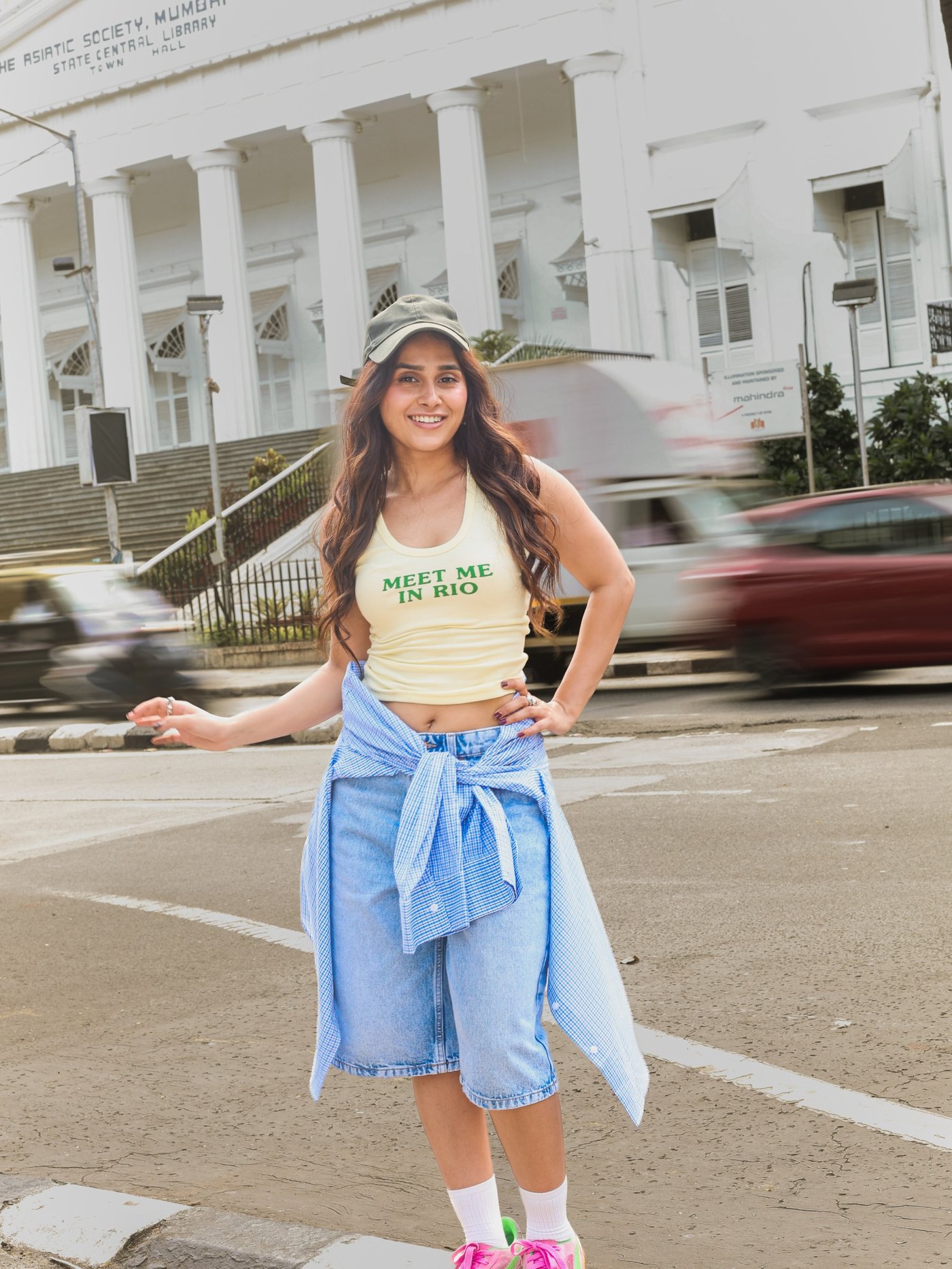 Anushka Kaushik's Street Style Glow: Effortless Fun in Yellow and Denim