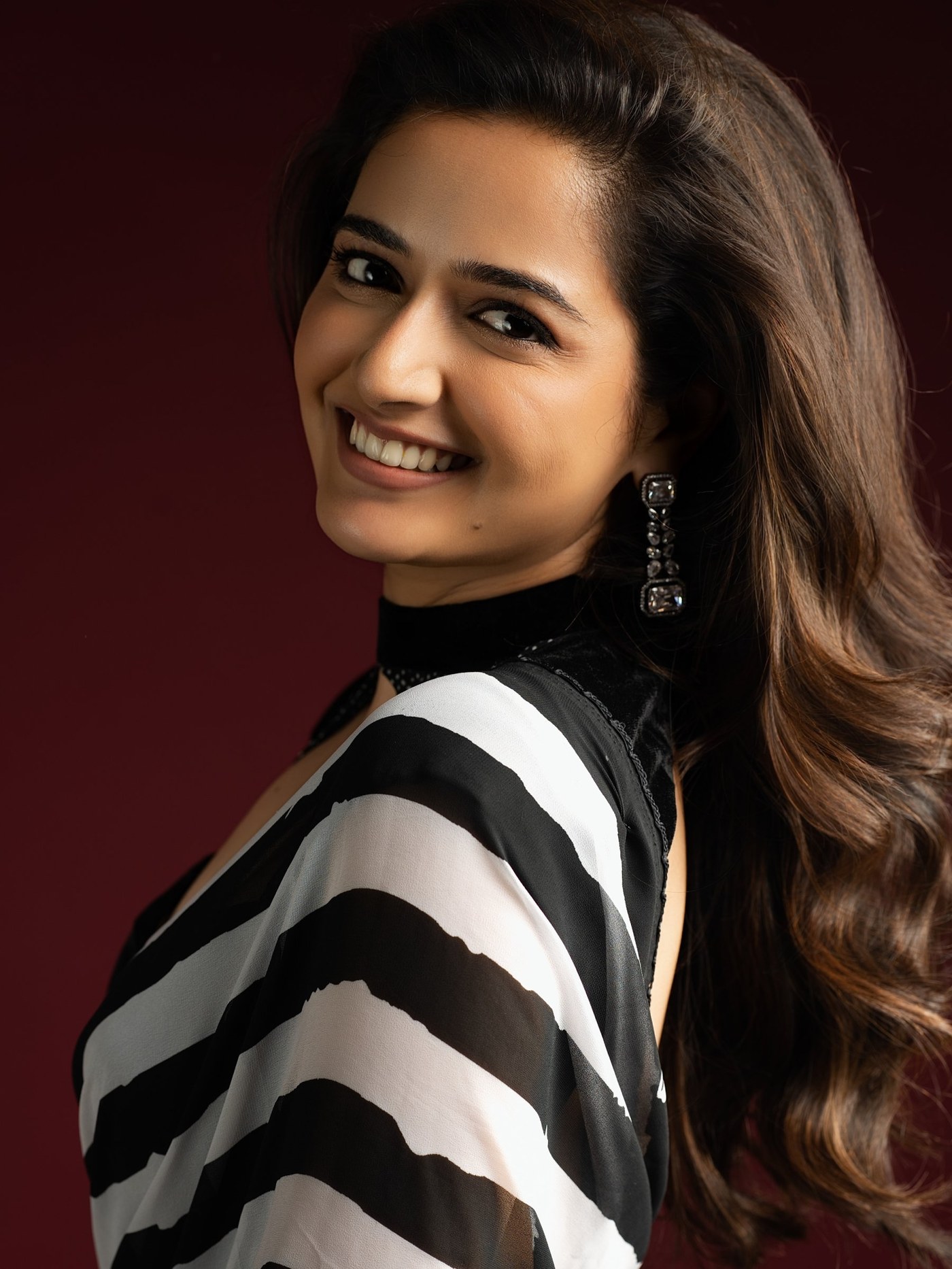 Ashika Ranganath Owns the Monochrome Magic at the Event