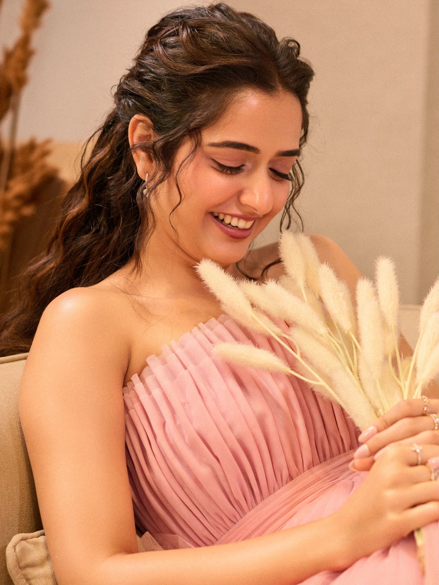 Analyzing Ashika Ranganath's Fluid Wardrobe and Pastel Palettes