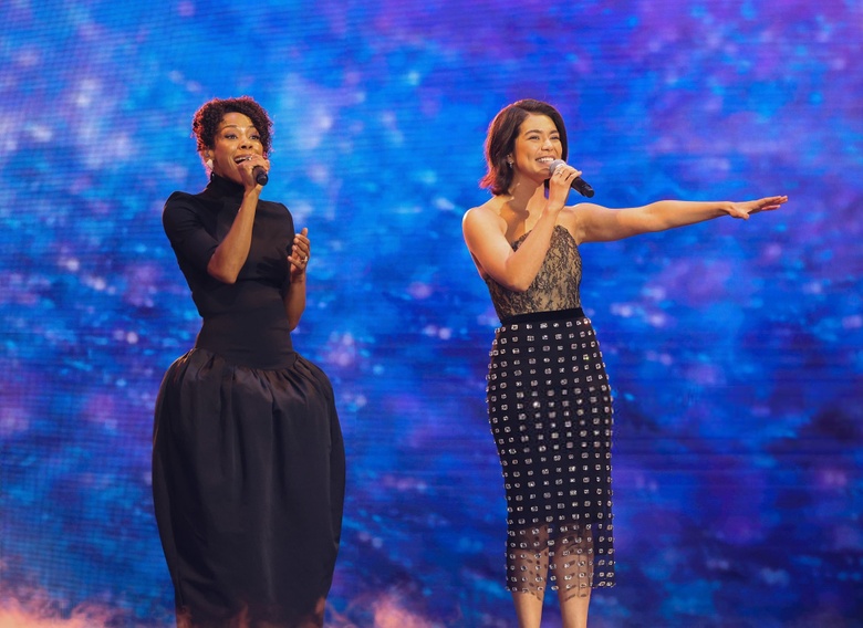 Auli I Cravalho Lights Up the Red Carpet at Disney's Ultimate Fan Event