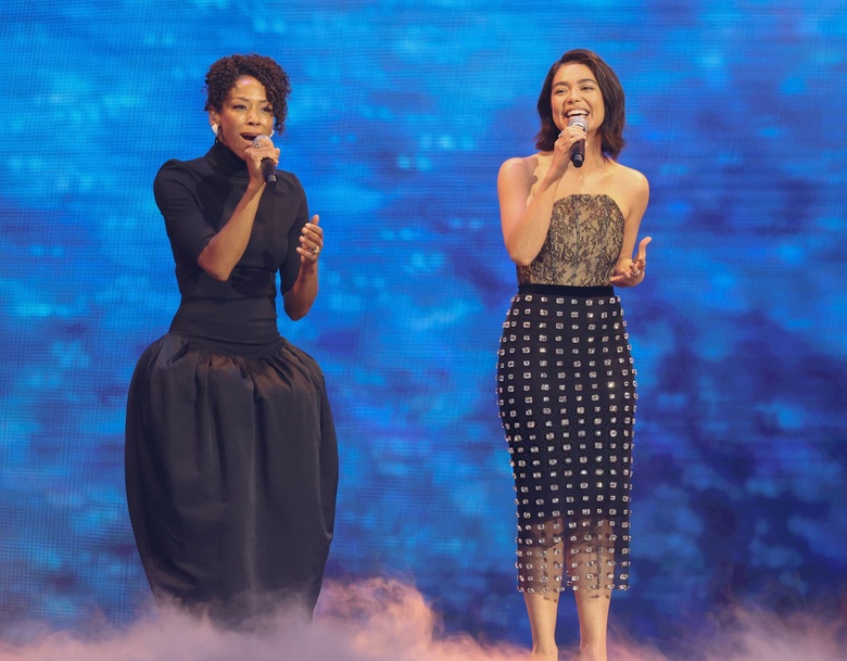 Auli I Cravalho Lights Up the Red Carpet at Disney's Ultimate Fan Event