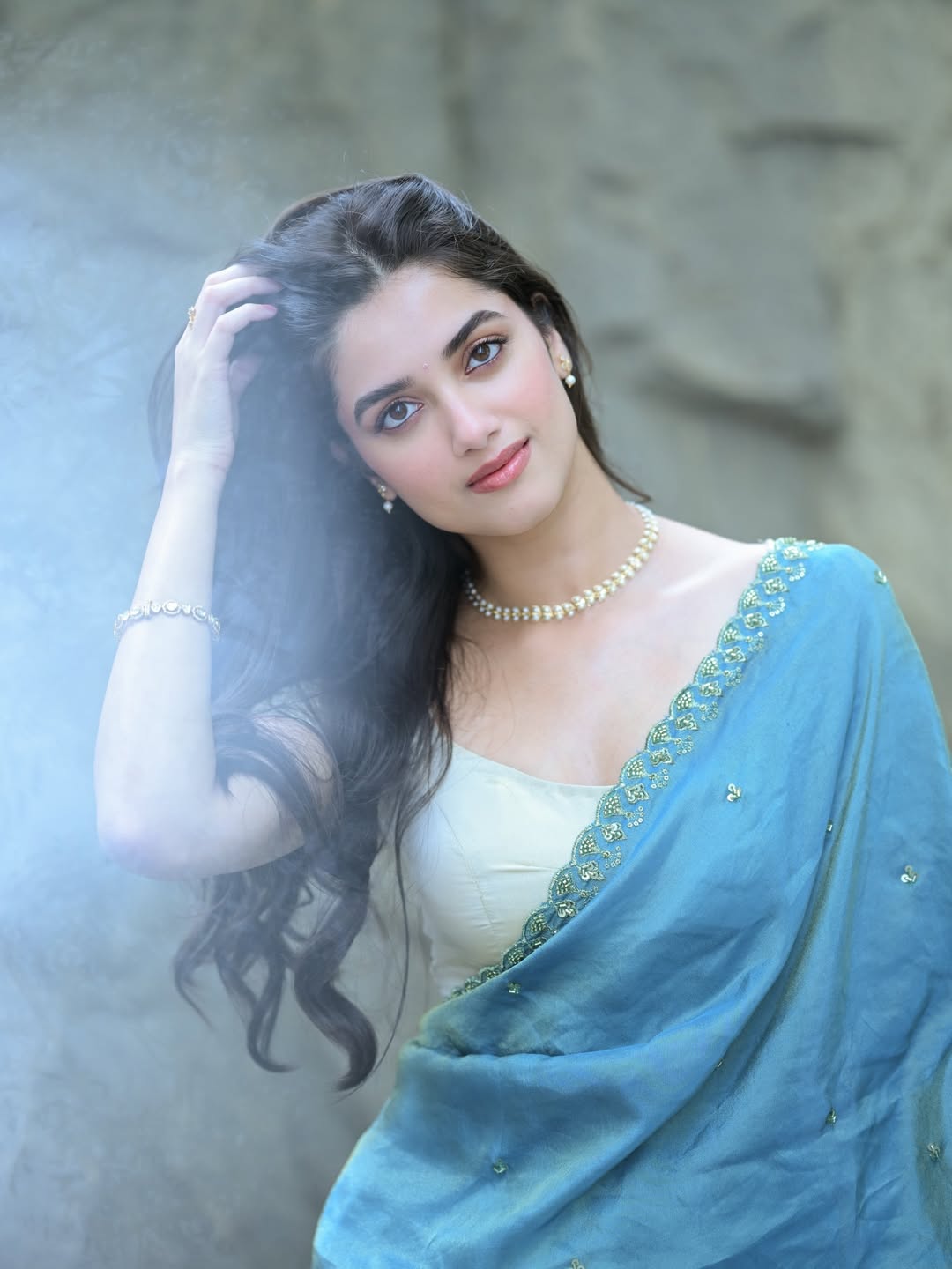 Bhagyashri Borse Shines in Stunning Festive Attire