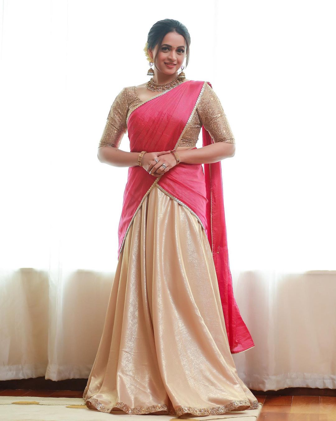 Bhavana Menon Stunning Onam Saree Photos and Kerala Elegance