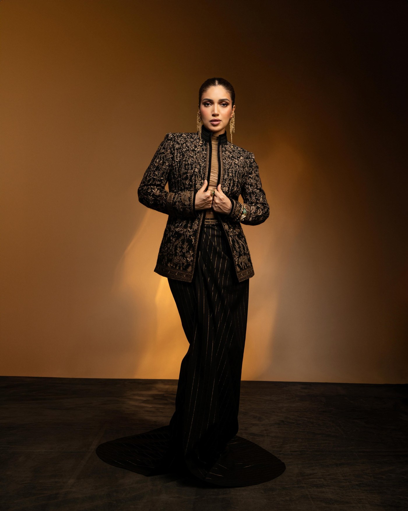 Bhumi Pednekar Owns the Regal Vibe in Stunning Black & Gold Ensemble!
