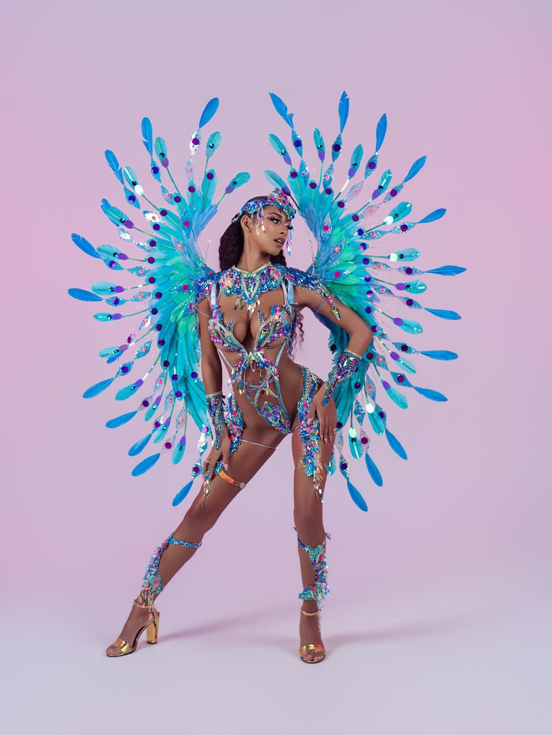 Briana Smith Steals the Spotlight in Stunning Aeroverse Realms Collection Look