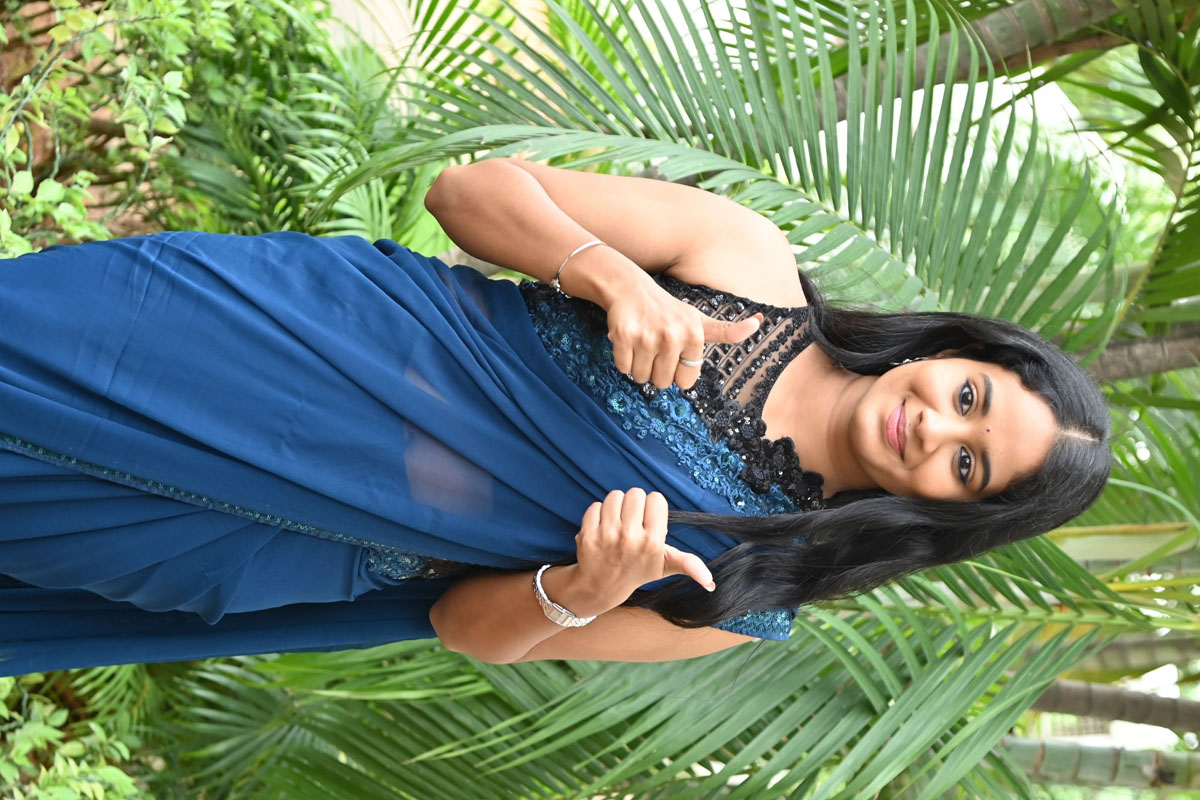 Brigida's Regal Green Saree Look Captures Hearts