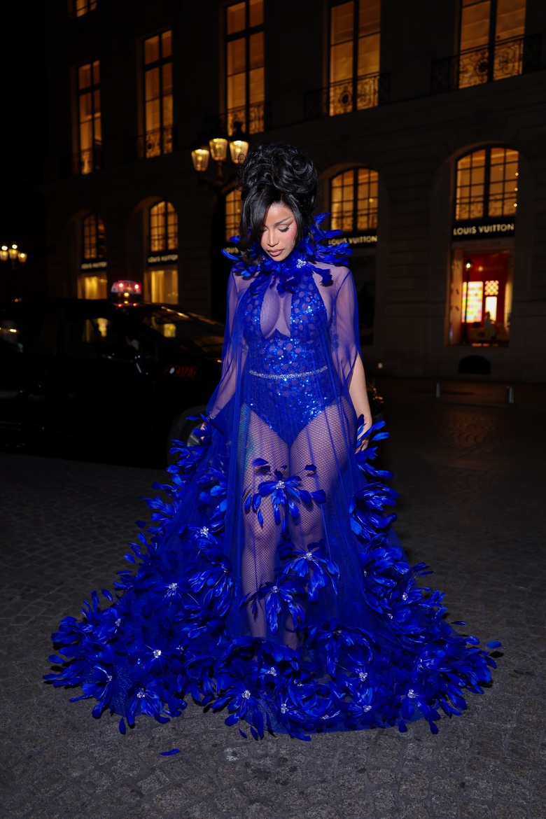 Cardi B Slays at Paris Gala: A Night of Glamour and Confidence