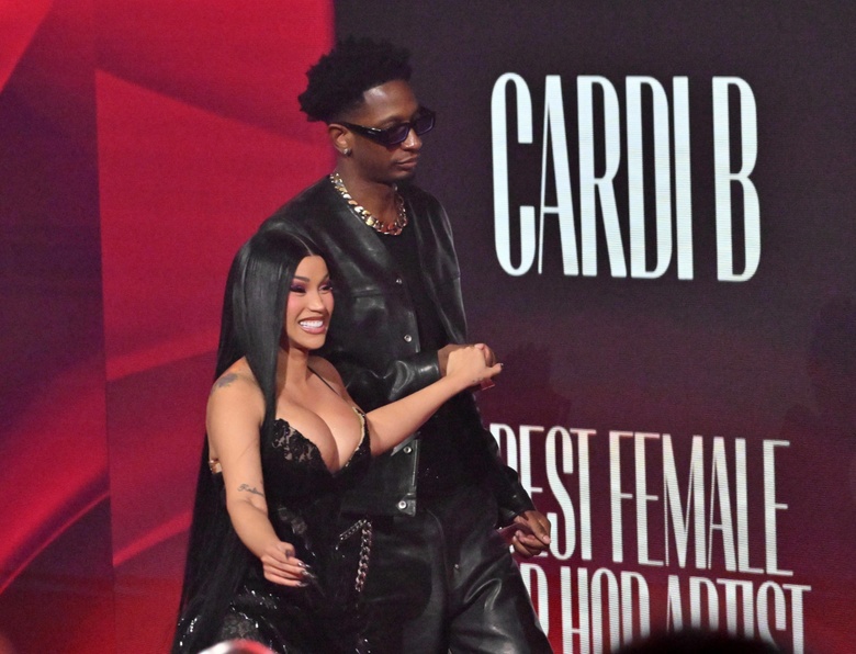 Cardi B's Glamorous Glow Steals the Show at the BET Awards