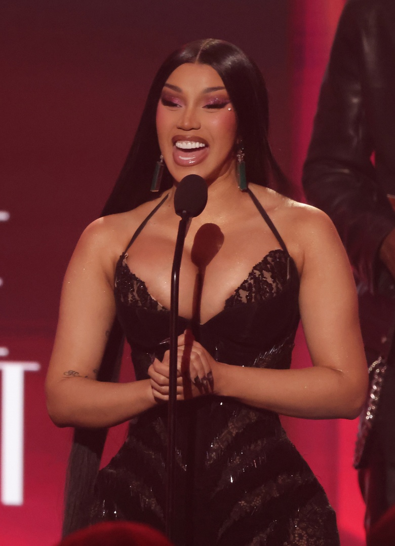 Cardi B's Glamorous Glow Steals the Show at the BET Awards