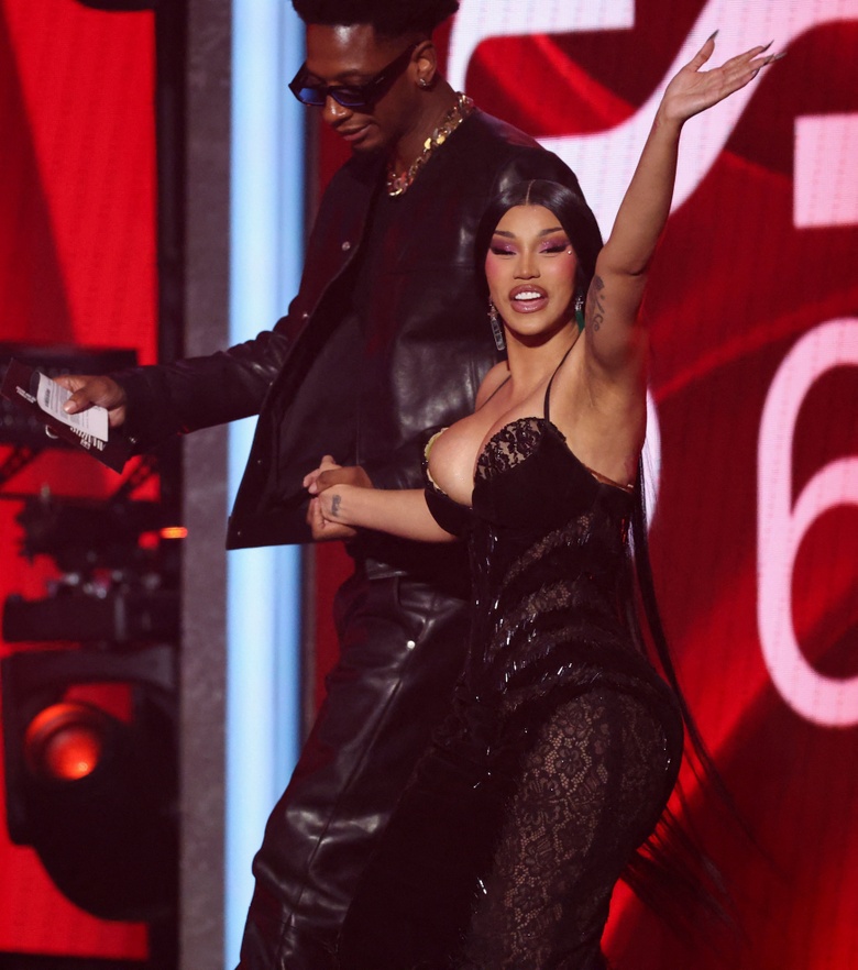 Cardi B's Glamorous Glow Steals the Show at the BET Awards