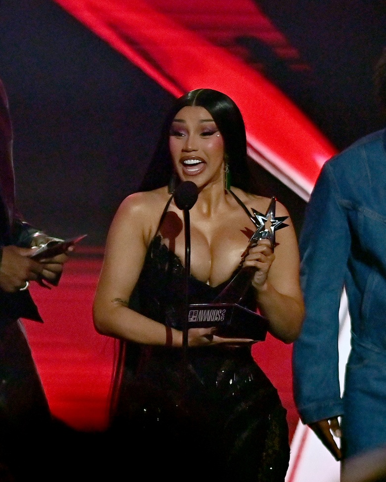 Cardi B's Glamorous Glow Steals the Show at the BET Awards