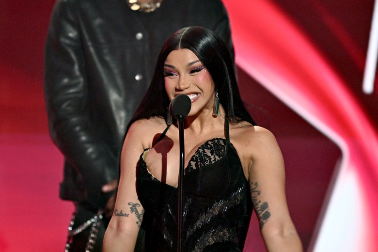 Cardi B's Glamorous Glow Steals the Show at the BET Awards