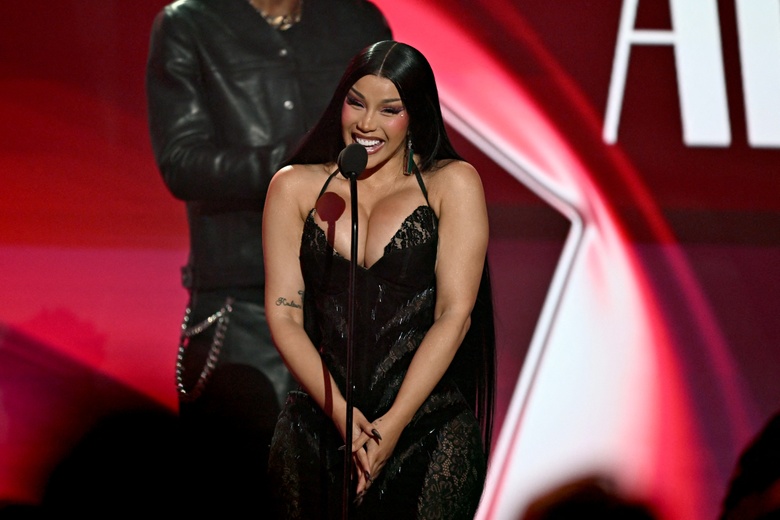 Cardi B's Glamorous Glow Steals the Show at the BET Awards