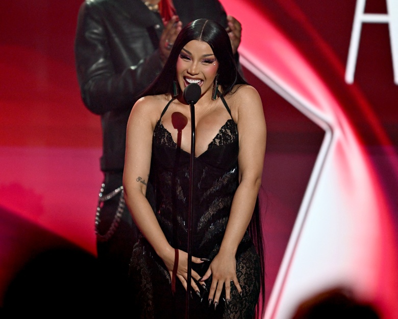 Cardi B's Glamorous Glow Steals the Show at the BET Awards