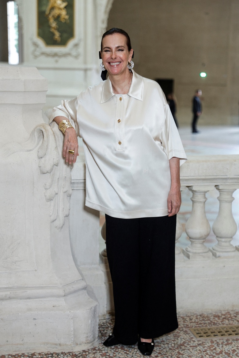 Carole Bouquet Steals the Spotlight at Chanel Haute Couture