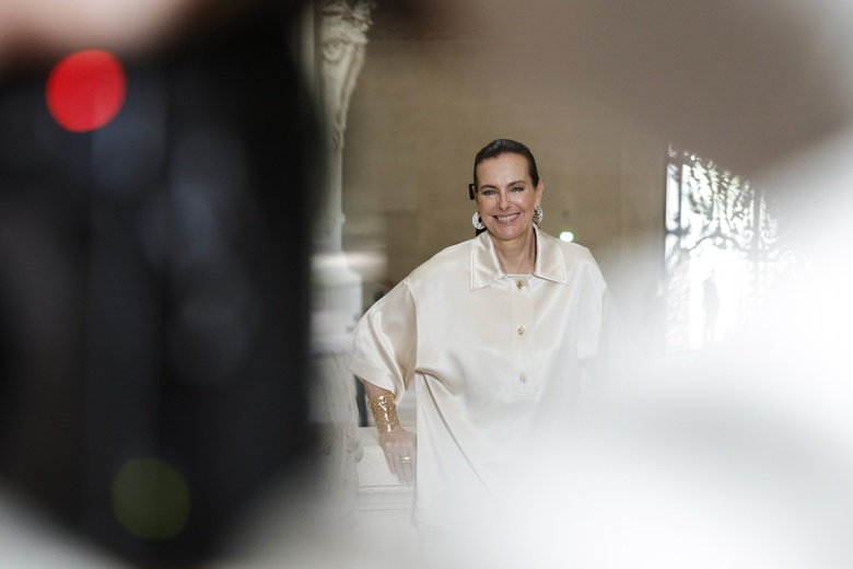 Carole Bouquet Steals the Spotlight at Chanel Haute Couture