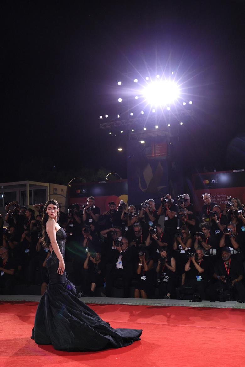 Caylee Cowan Steals the Spotlight at Venice Film Festival Gala