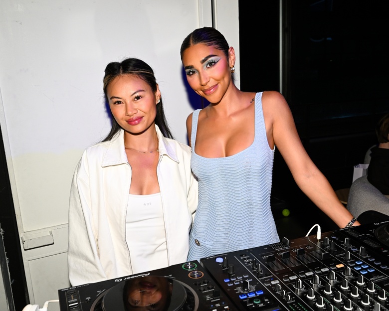 Chantel Jeffries Brings the Heat at the Summer of Tennis Event