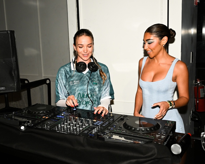 Chantel Jeffries Brings the Heat at the Summer of Tennis Event