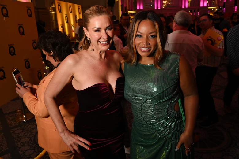 Claire Sweeney Shines in Stunning Red Carpet Glamour