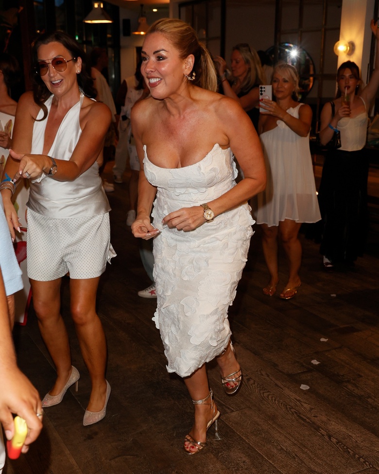 Claire Sweeney shines brightly at the annual Lady Wimbledon Tennis Party, looking absolutely radiant.