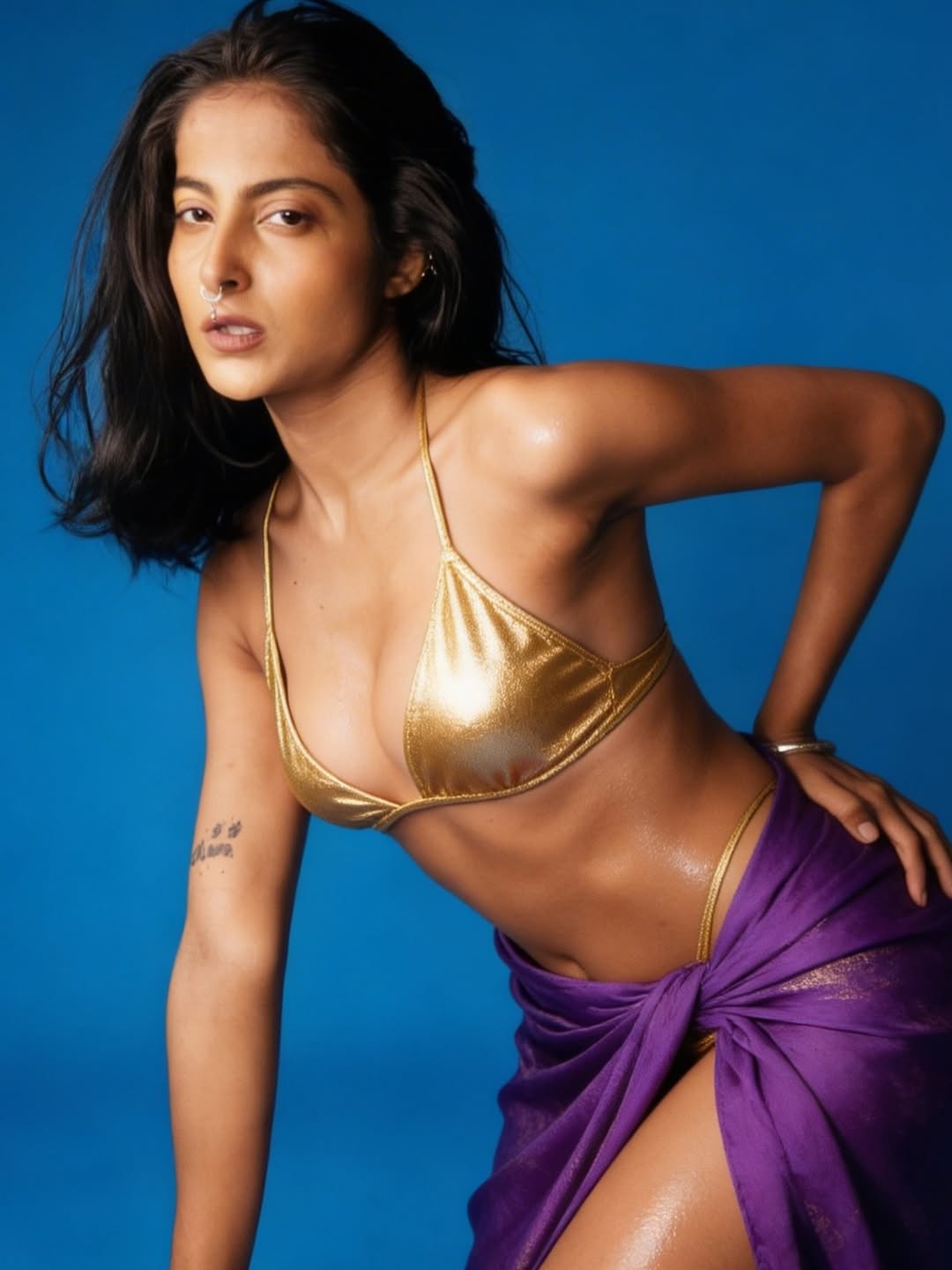 Debpriya Ghosh’s Bold Bikini Saree Fusion Redefines Glamour