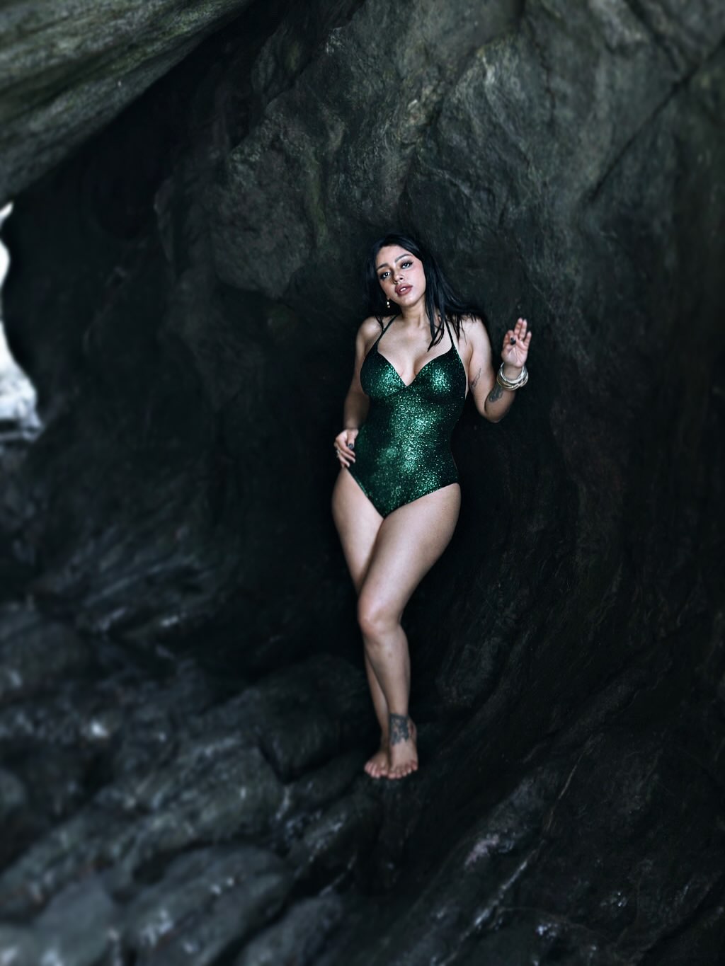 Deviyani Sharma's Bold Green Swimsuit Look Turns Heads